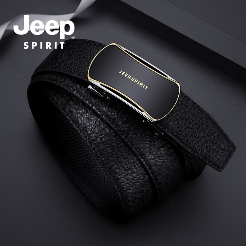 Ремень JEEP SPIRIT Ремни из коровьей кожи Мужские 3,4CM - изображение 3