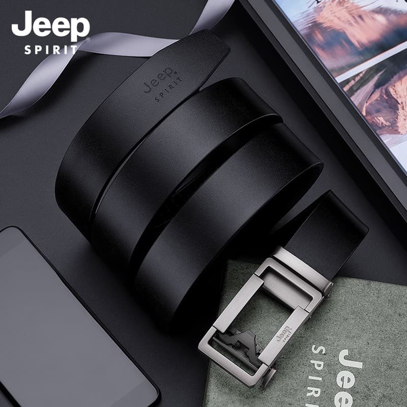 Ремень JEEP SPIRIT Ремни из спилочной коровьей кожи Унисекс - изображение 7