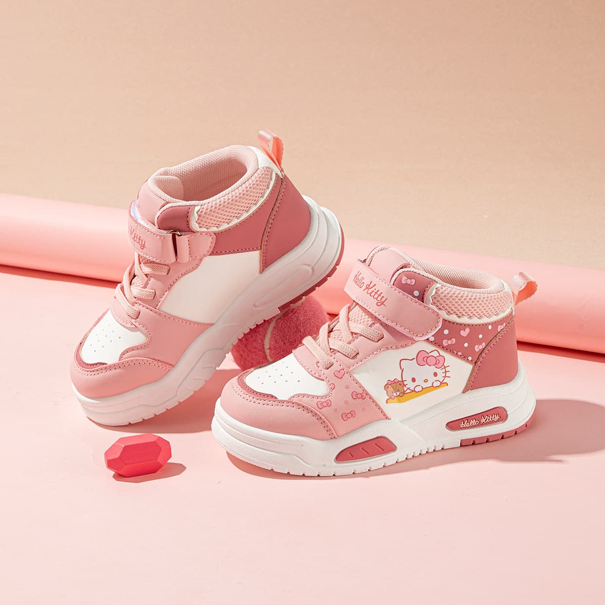Кроссовки Санрио Kuromi Collection Детский Скейтбординг Обувь High Топ Kids - изображение 3