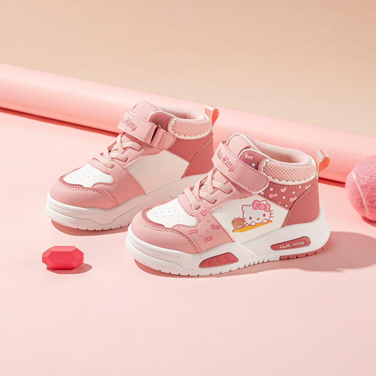 Кроссовки Санрио Kuromi Collection Детский Скейтбординг Обувь High Топ Kids - изображение 4