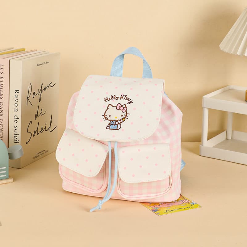 Рюкзак Sanrio Полиэстер Рюкзак Женский Розовый Светло-Синий - изображение 2
