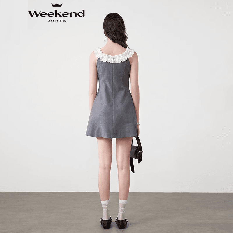 JORYAweekend Платье-комбинация Женское Серое - изображение 2