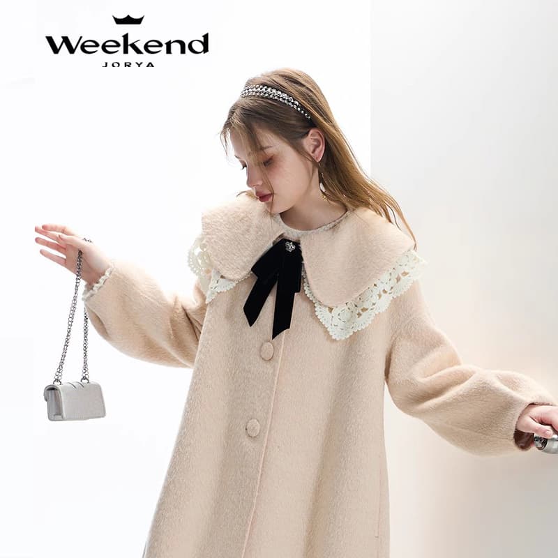 JORYAweekend Пальто Женское Пыльно-Розовый - изображение 4