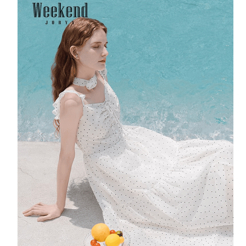 Платье JORYAweekend Короткое платье с короткими рукавами для женщин - изображение 5