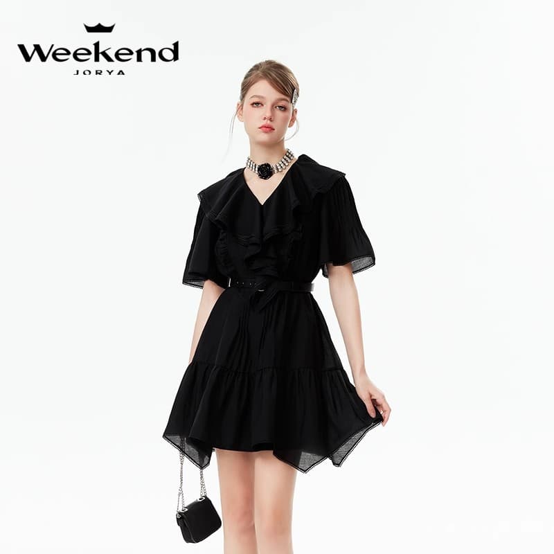 Платье JORYAweekend Короткий Sleeved Платье Женские - изображение 4