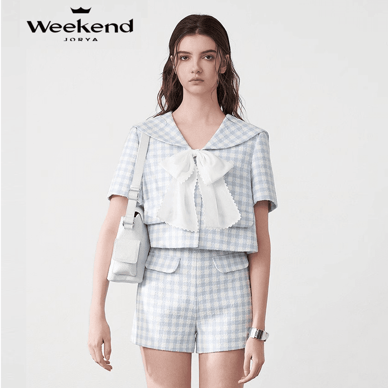 Шорты JORYAweekend Повседневные шорты женские синие - изображение 3