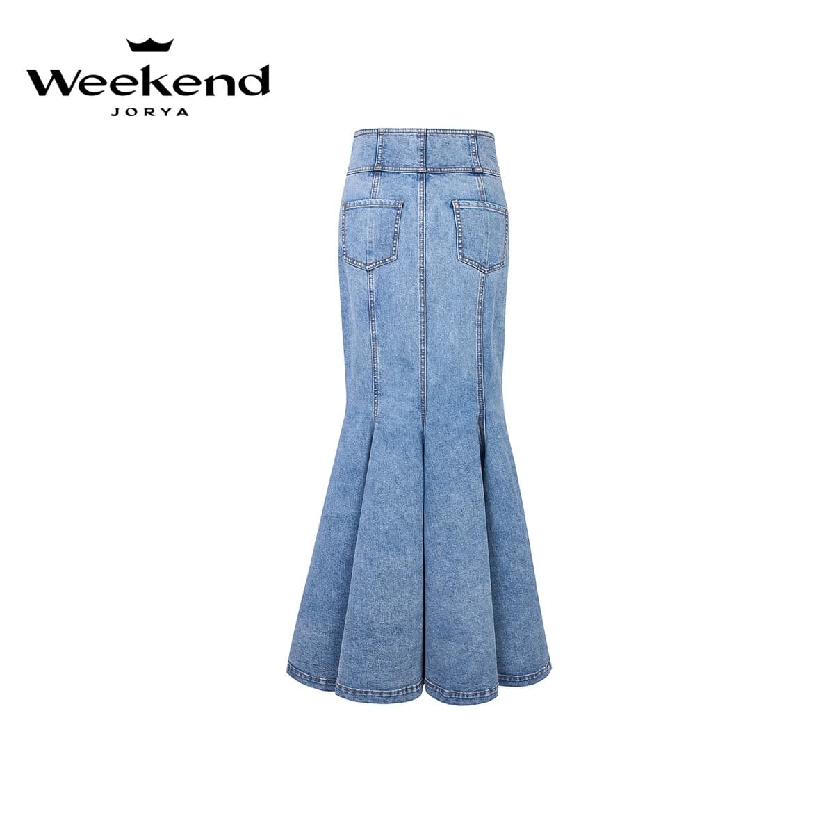 JORYAweekend Джинсовая длинная юбка для женщин - изображение 2