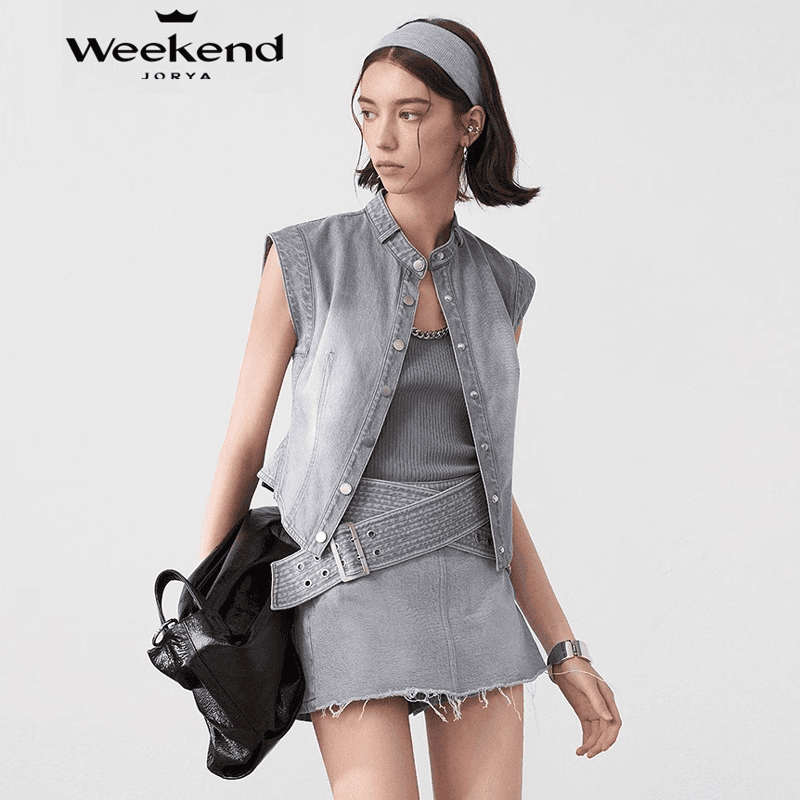 Шорты JORYAweekend Повседневные шорты женские дымчатый фиолетовый - изображение 3