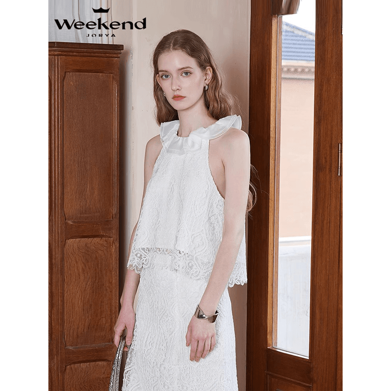 Блузка JORYAweekend Белые Женские Рубашки - изображение 4
