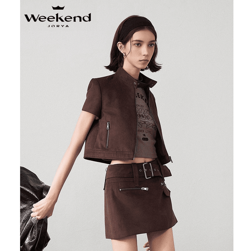 Куртка JORYAweekend Куртки и Пальто Женские Шоколадный Коричневый - изображение 4