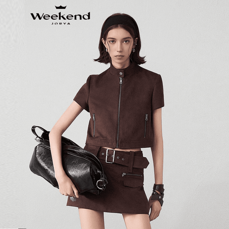 Куртка JORYAweekend Куртки и Пальто Женские Шоколадный Коричневый - изображение 3