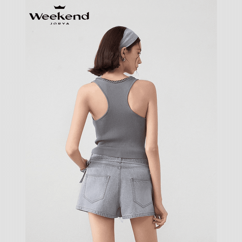 Шорты JORYAweekend Повседневные шорты женские дымчатый фиолетовый - изображение 1