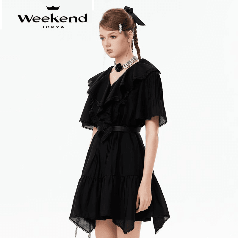 Платье JORYAweekend Короткий Sleeved Платье Женские - изображение 3