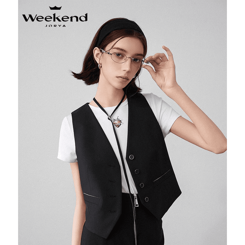 JORYAweekend Жилет Женский Черный - изображение 1