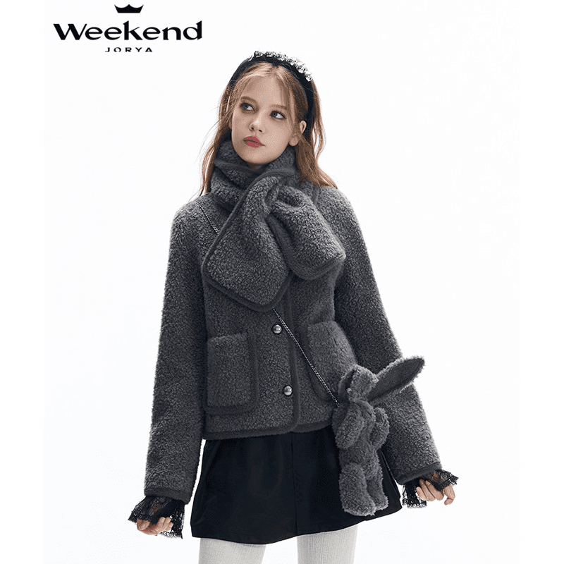 JORYAweekend Бархат Feel Пальто Женское - изображение 4