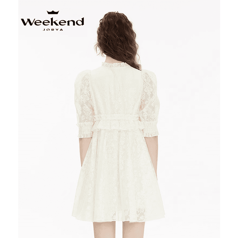 Платье JORYAweekend Платье с короткими рукавами Женское Желтое - изображение 2