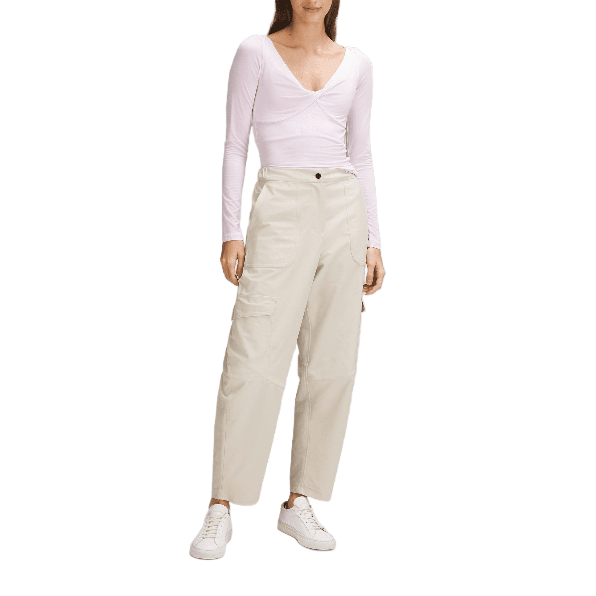 Кофта lululemon Team Canada Modal-Silk Blend V-Neck Long-Sleeve Shirt V T - изображение 6