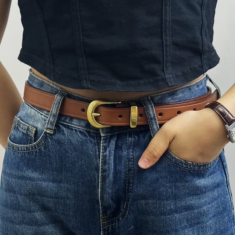 Ремень JEANSWEST Ремни из натуральной коровьей кожи женские 2,4 - изображение 9
