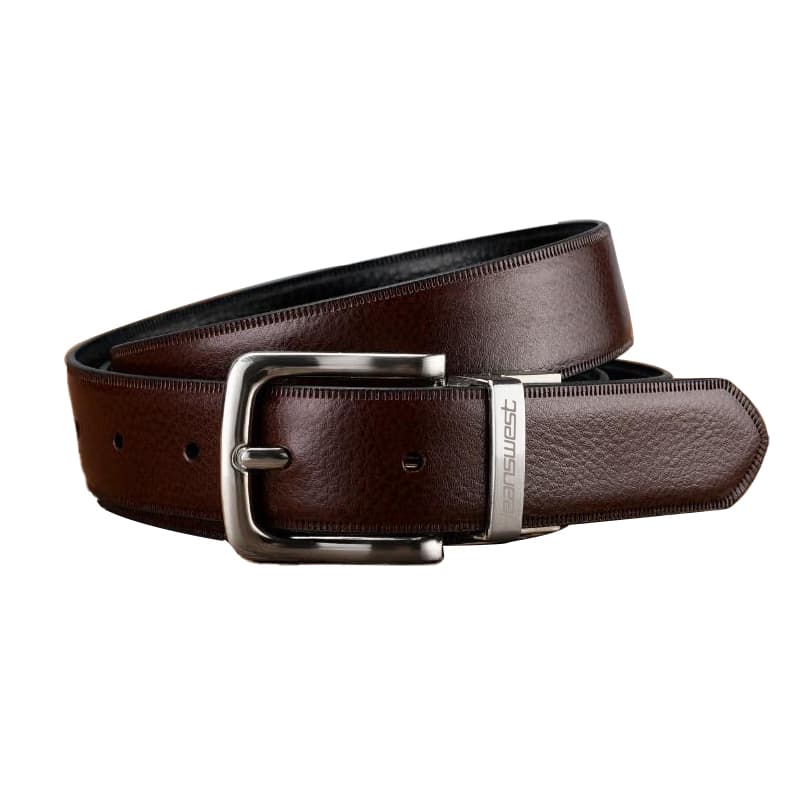Ремень JEANSWEST Ремни из коровьей кожи спилок мужские 3 см - изображение 3