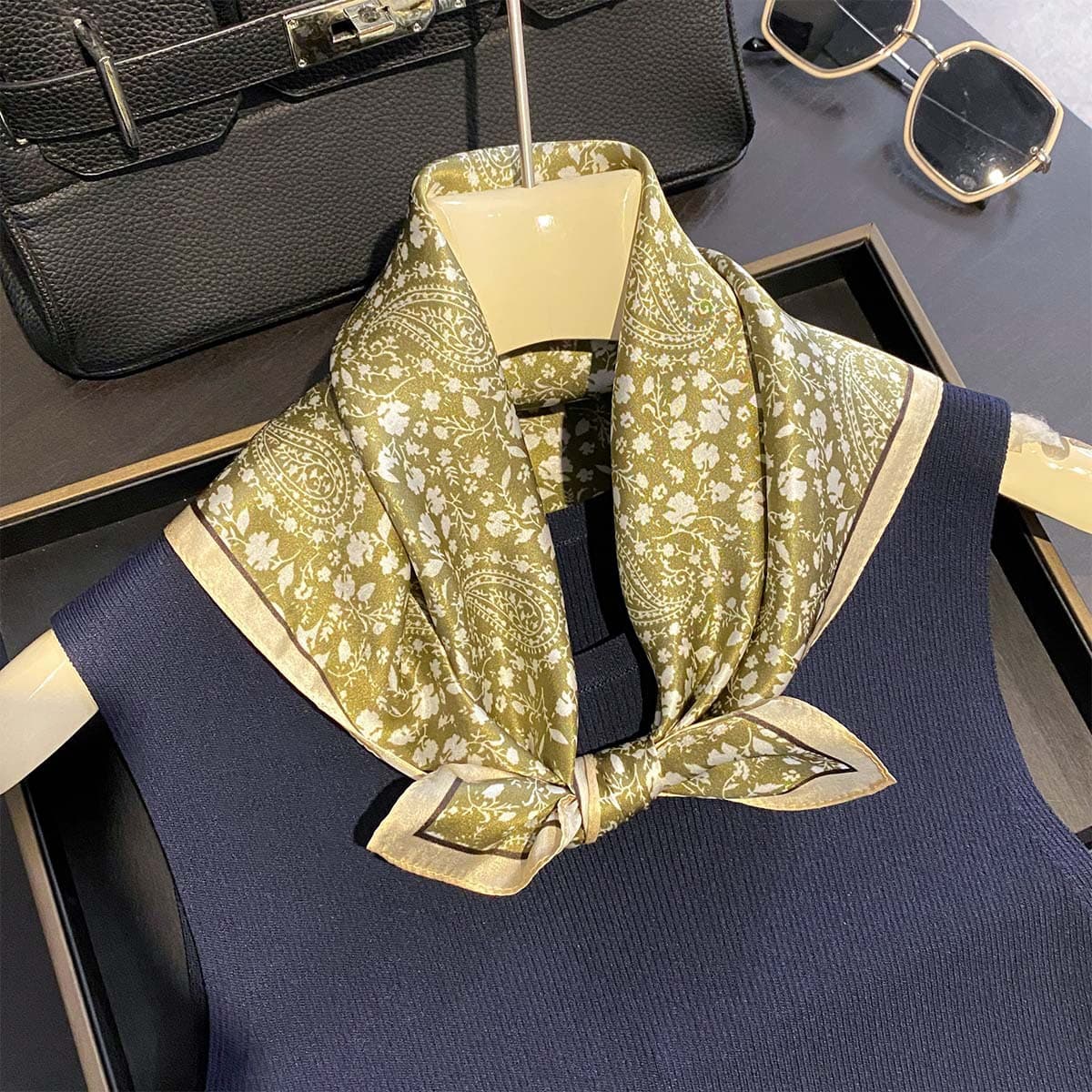 Платок JEANSWEST Шарфы из шелка Mulberry для женщин - изображение 3