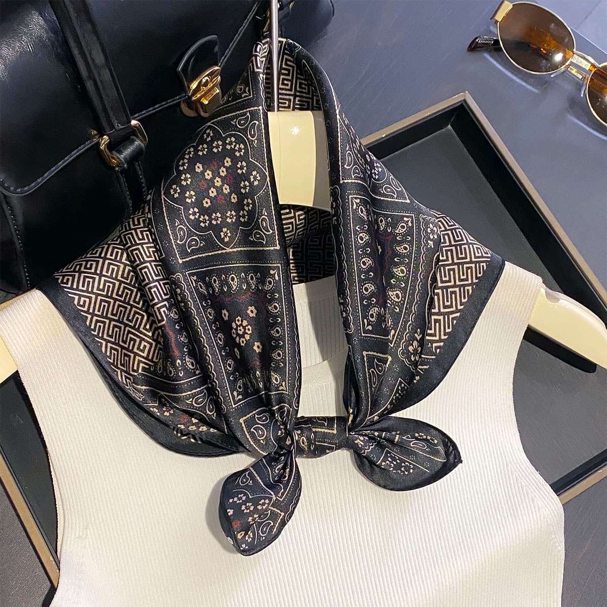 Платок JEANSWEST Шарфы из шелка Mulberry для женщин - изображение 2