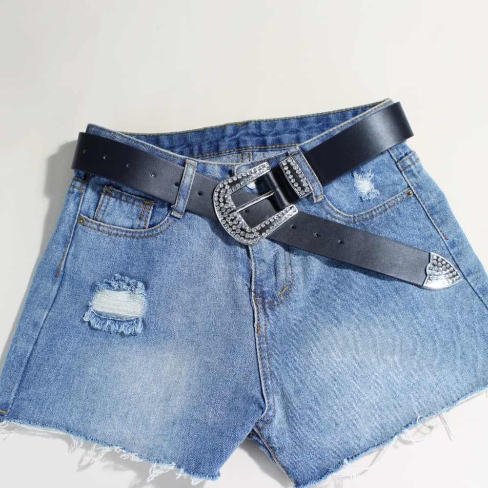 Ремень JEANSWEST ПУ (полиуретан) Искусственная кожа Сплав Кожаные ремни Женские 3,8 см - изображение 5