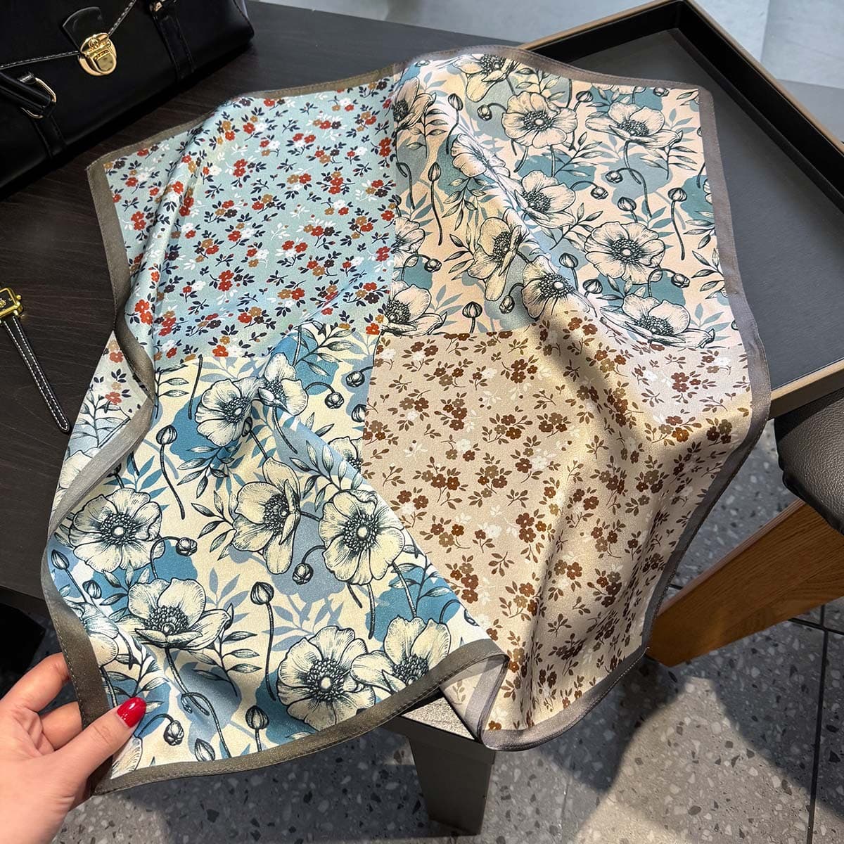 Платок JEANSWEST Шарфы из шелка Mulberry для женщин - изображение 2