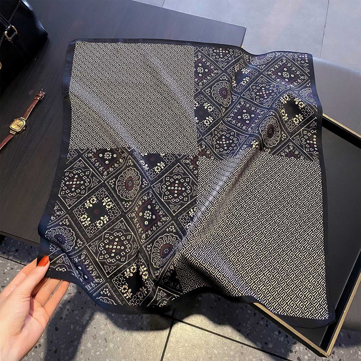 Платок JEANSWEST Шарфы из шелка Mulberry для женщин - изображение 3