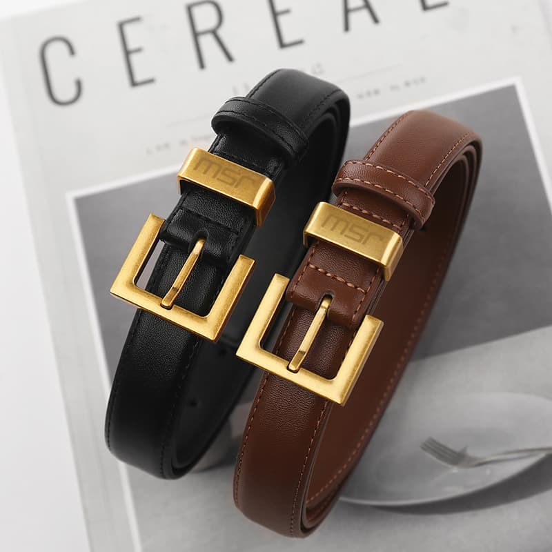 Ремень JEANSWEST Ремни из спилок коровьей кожи Женские 2,3 см - изображение 2