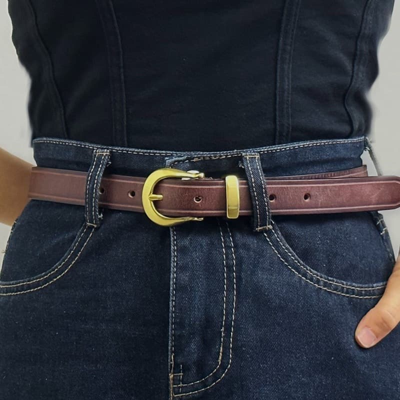 Ремень JEANSWEST Ремни из натуральной коровьей кожи женские 2,4 - изображение 6