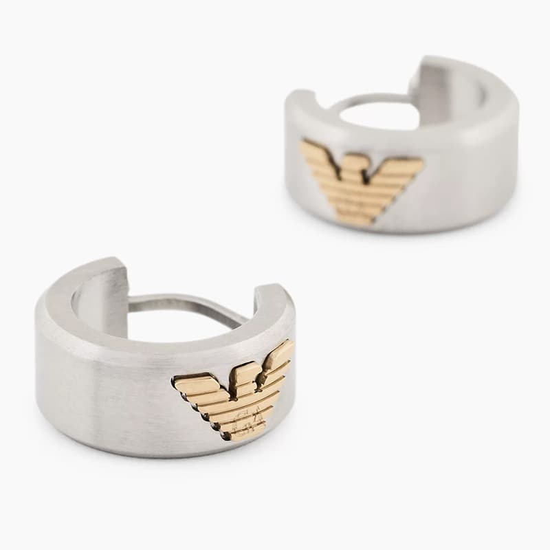 Серьги Серьги из нержавеющей стали EMPORIO ARMANI Мужские - изображение 3