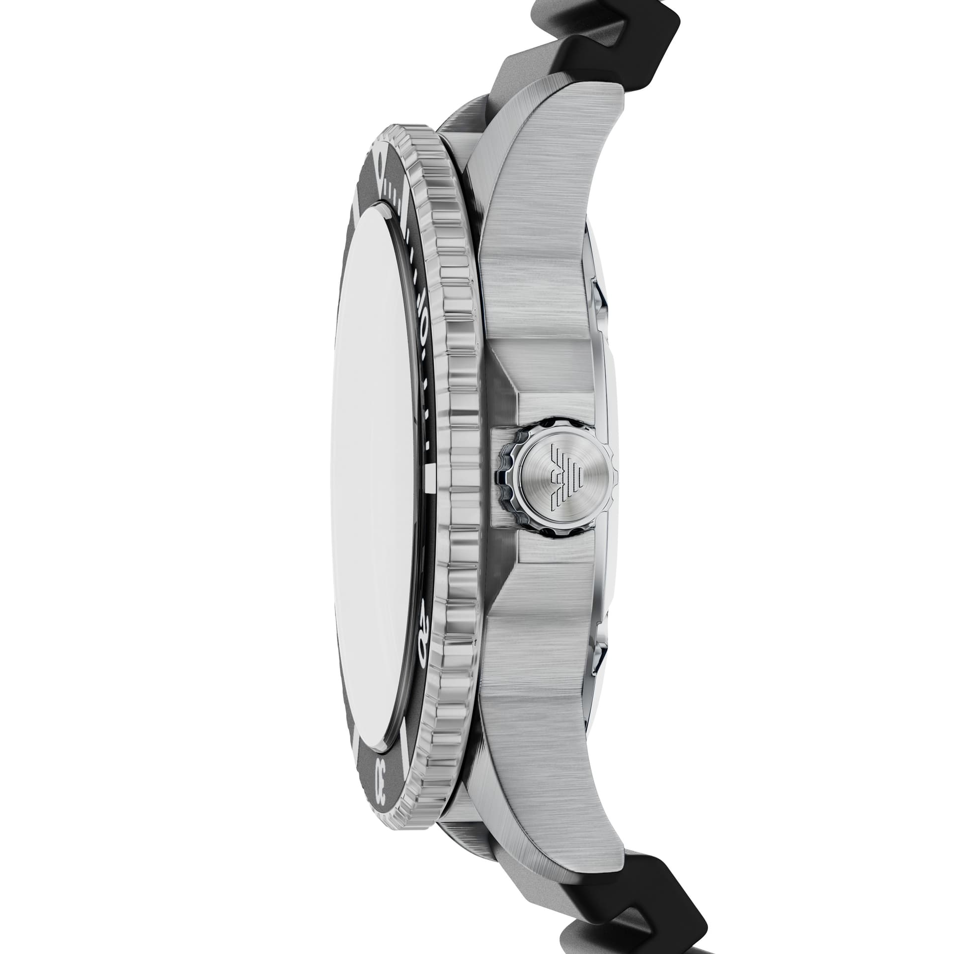 Механические часы EMPORIO ARMANI Часы с обхватом запястья Солнечный кварцевый механизм Черный циферблат Мужские часы Водонепроницаемые - изображение 5