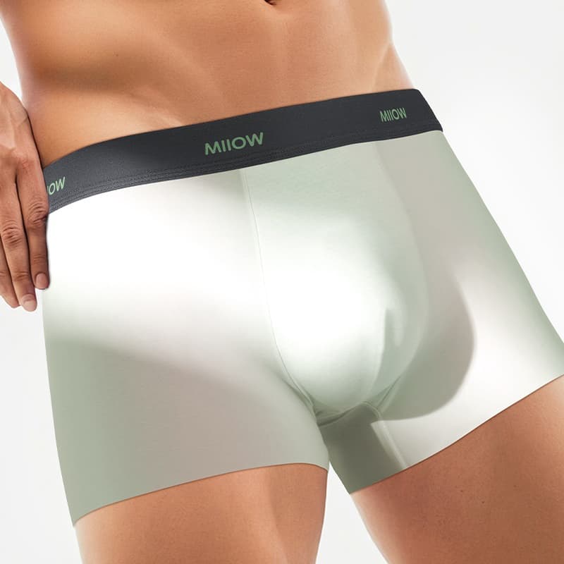 Трусы MIIOW 6 пачек [Frost Фиолетовый + Masculine Розовый + Mint Зеленый + Star Moon Синий + Light Серый + Stone Серый] Мужские боксеры - изображение 2