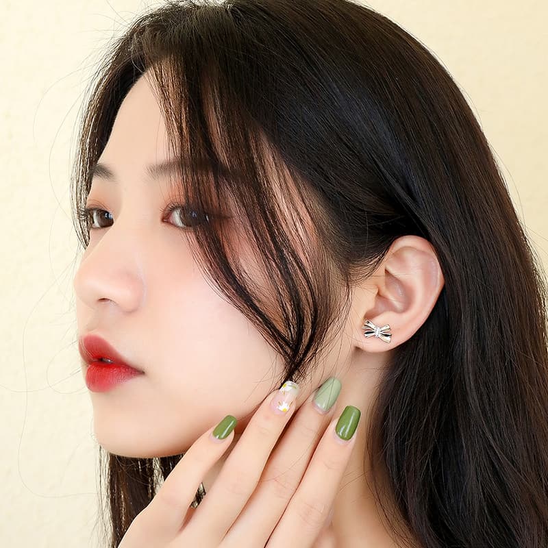 Серьги ins S925 - изображение 4