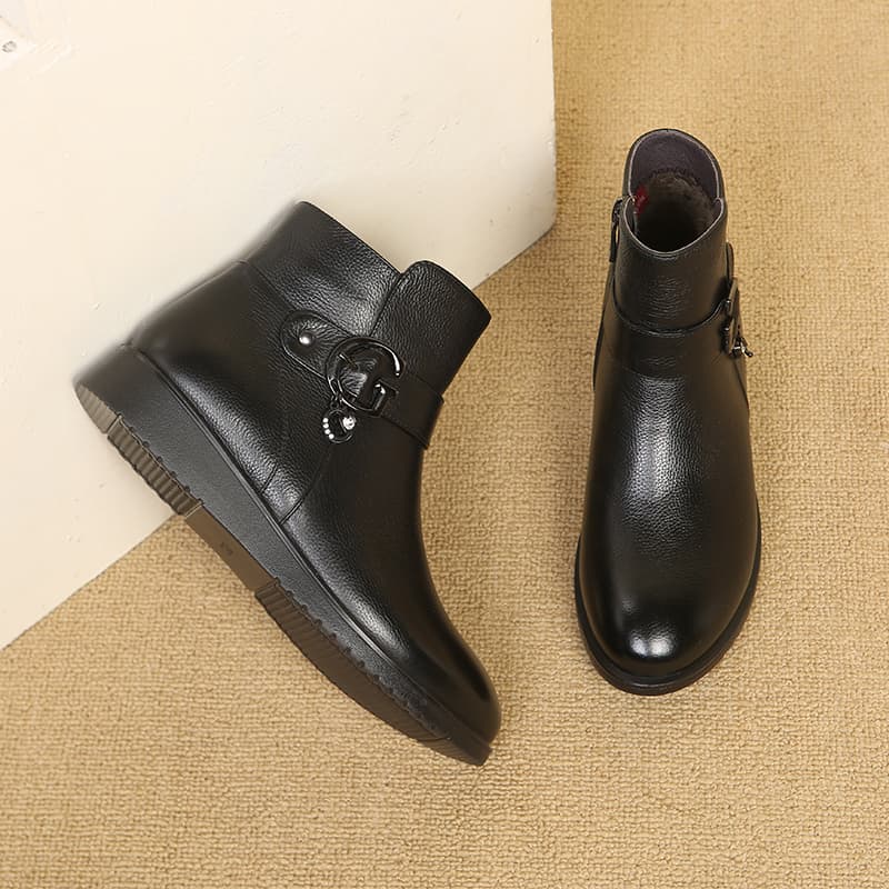 Сапоги AOKANG Black Ankle Boots - изображение 4