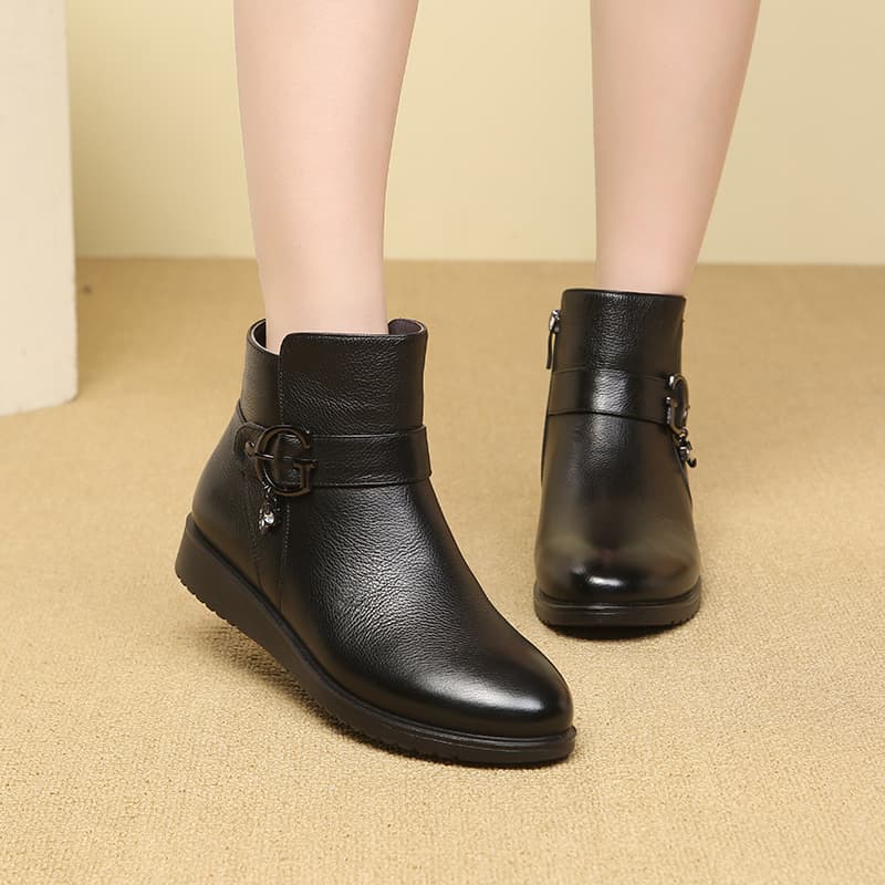 Сапоги AOKANG Black Ankle Boots - изображение 5