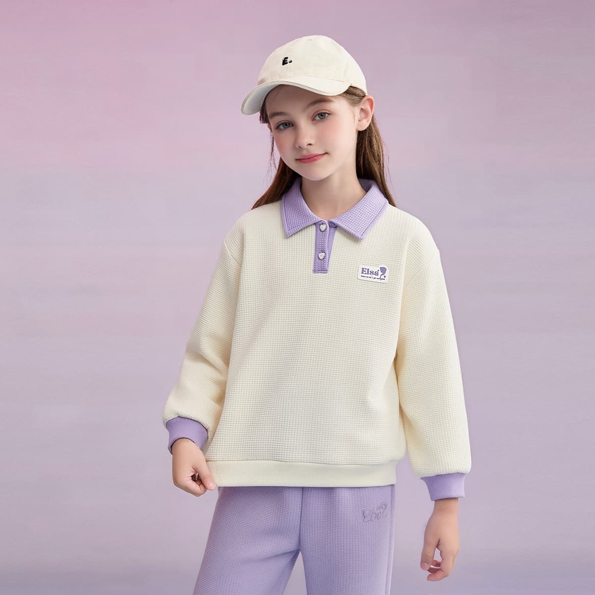 Disney Фиолетовый Kids Повседневные спортивные костюмы Наборы - изображение 3