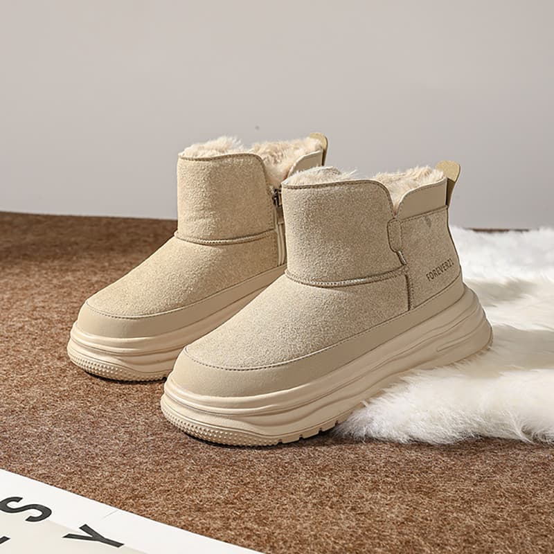 Ботинки зимние FOREVER 21 Замша Короткие Снежные Ботинки Женские - изображение 5