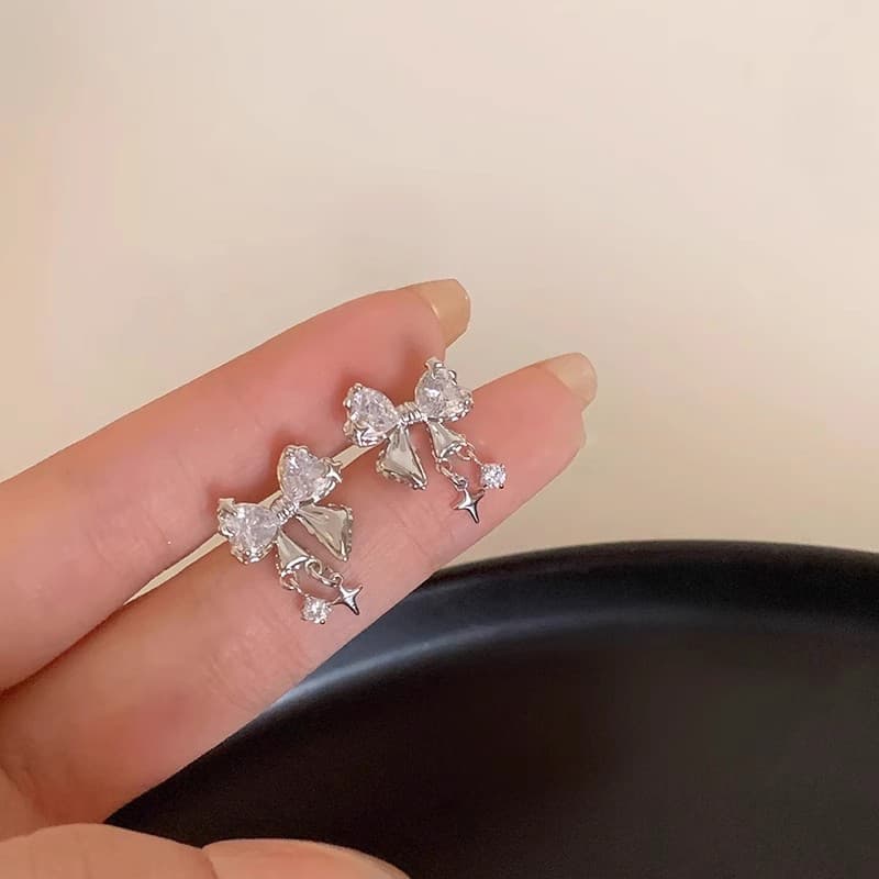 Серьги LAA 925 Silver Zircon Earrings - изображение 3