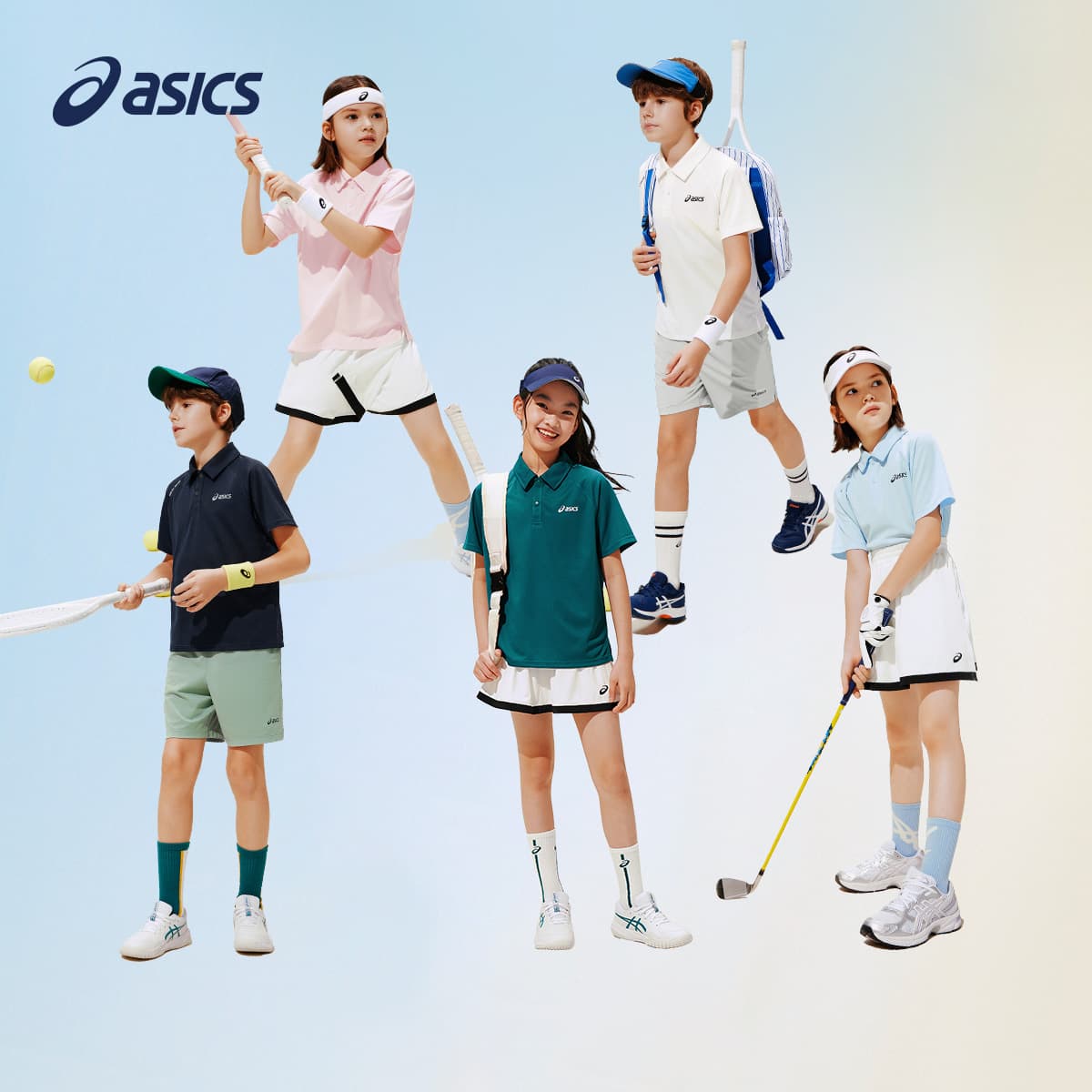 ASICS KIDS' Одежда Детская Поло Подростки - изображение 3