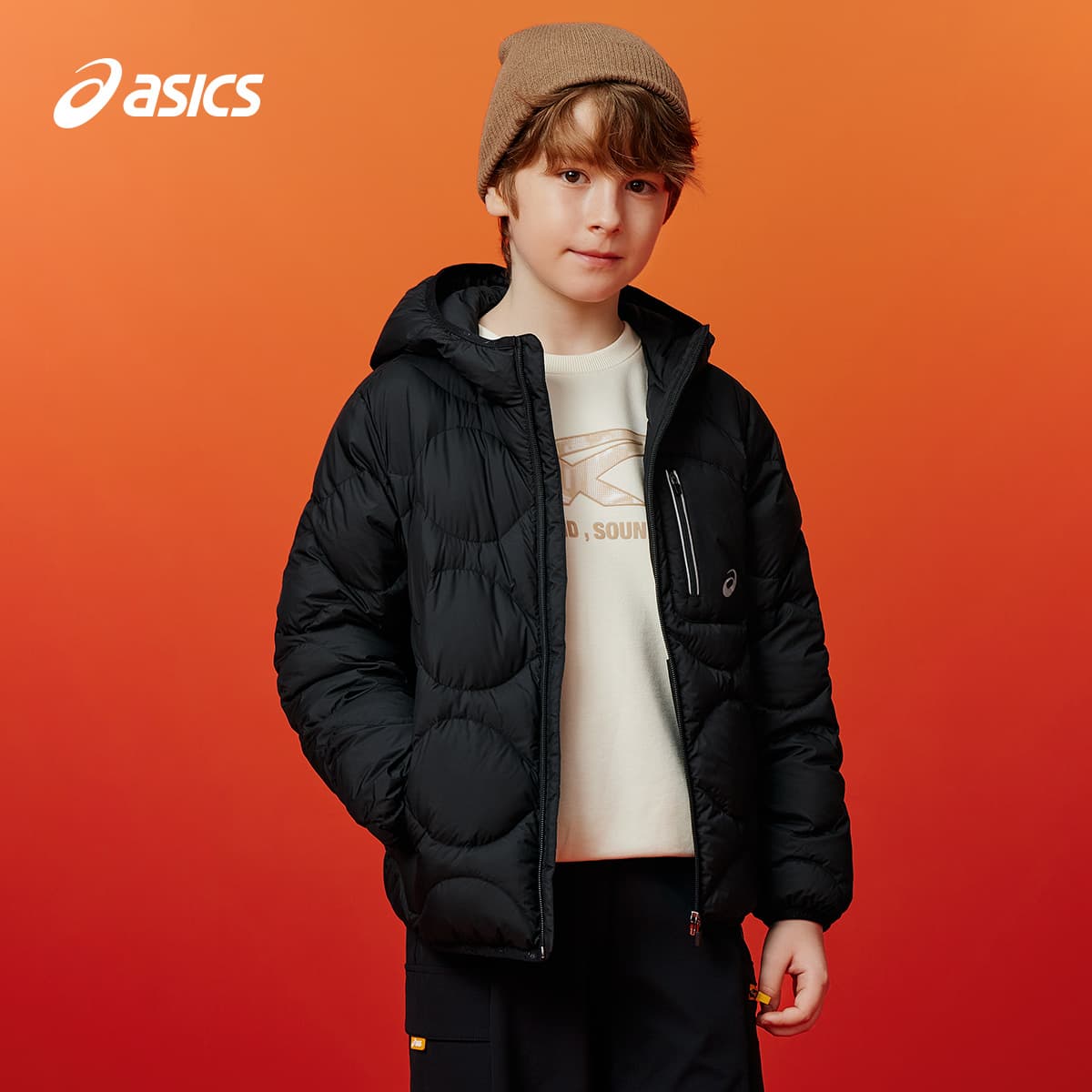 ASICS 9000 Черный KIDS Пуховики - изображение 2