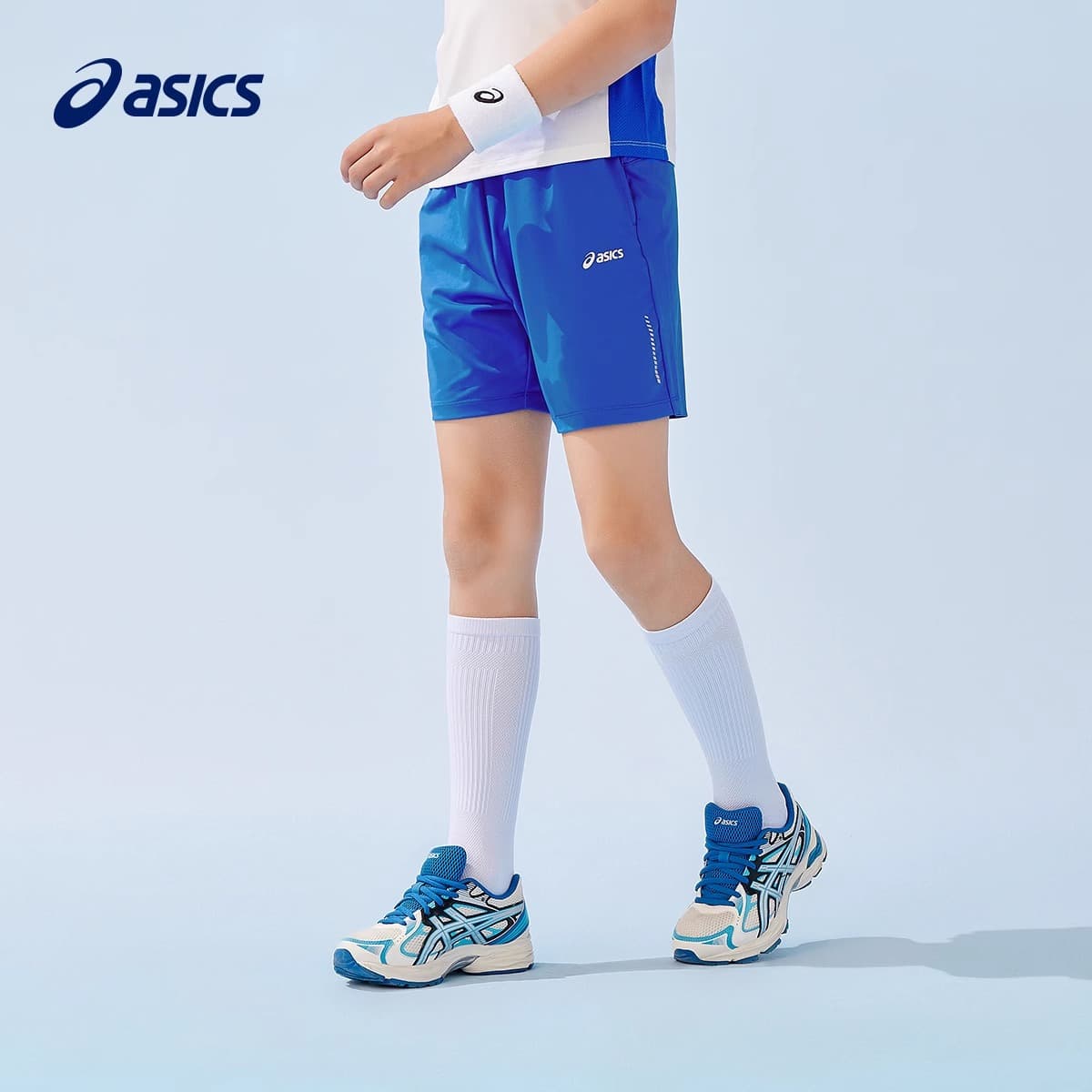 asics Синий Kids Шорты - изображение 2