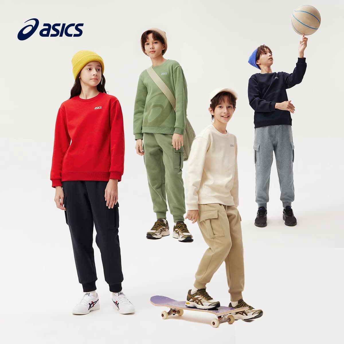 asics Urban Fashion Full Length Брюки Детский Серый - изображение 6