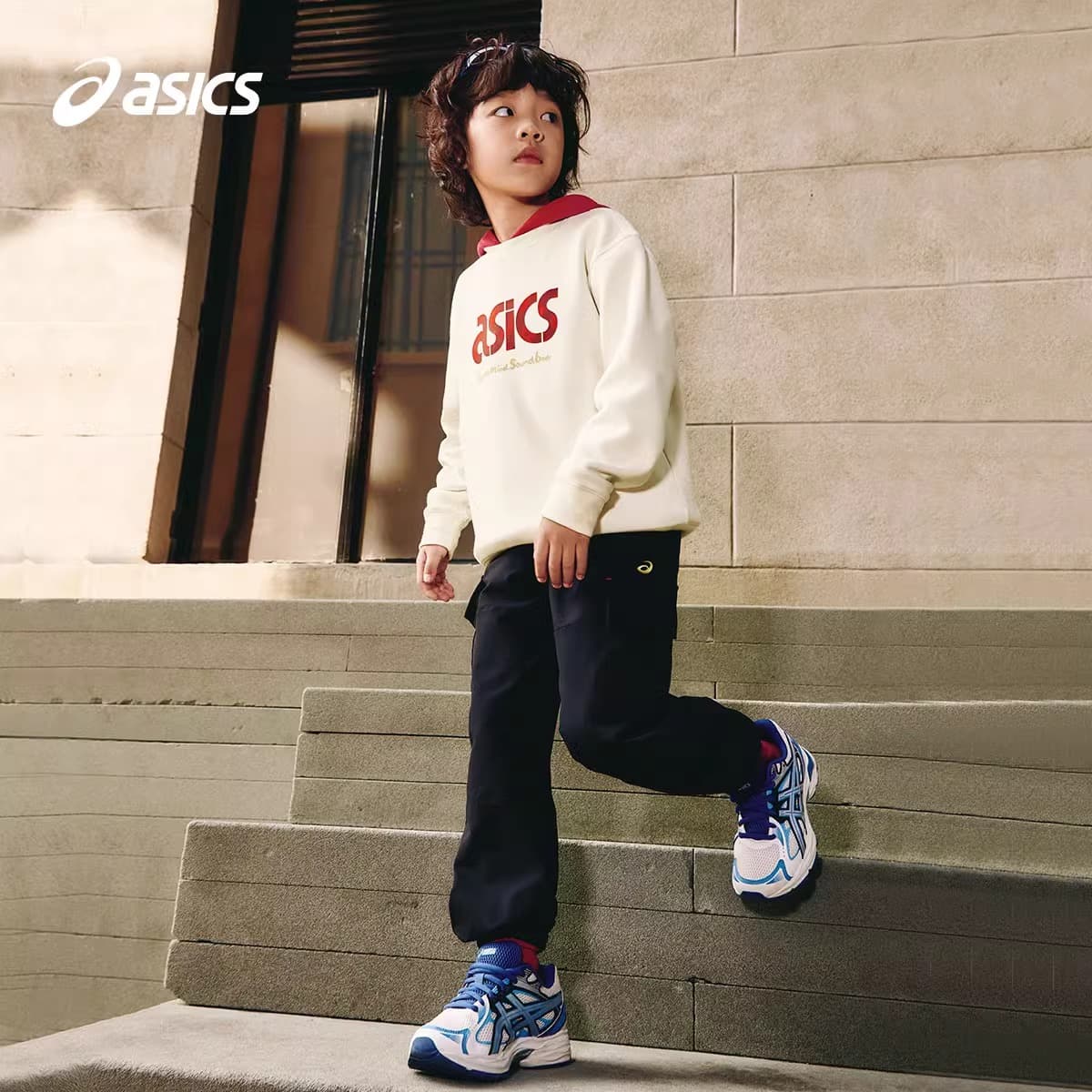 ASICS Толстовка Urban Trendy Экрю Подростки - изображение 2