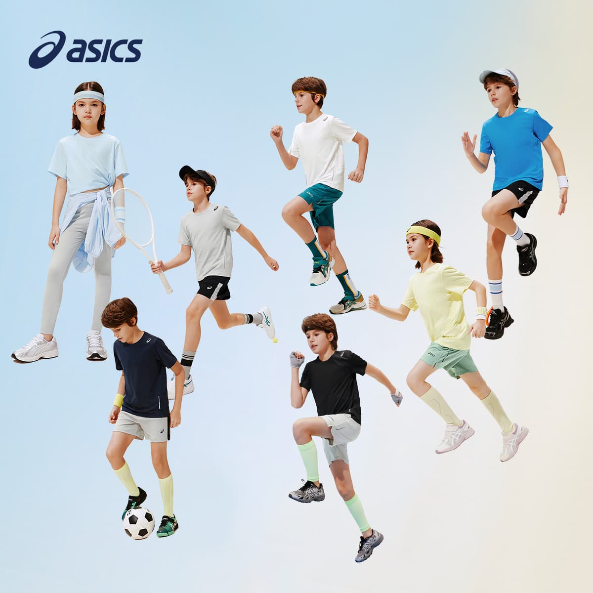 ASICS KIDS' Быстросохнущие T-рубашки для подростков - изображение 3