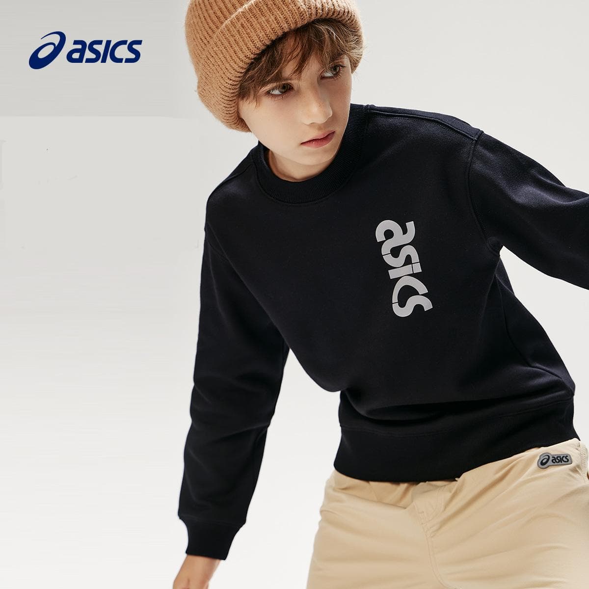 ASICS 9000 Черный Школьный возраст Толстовка - изображение 2