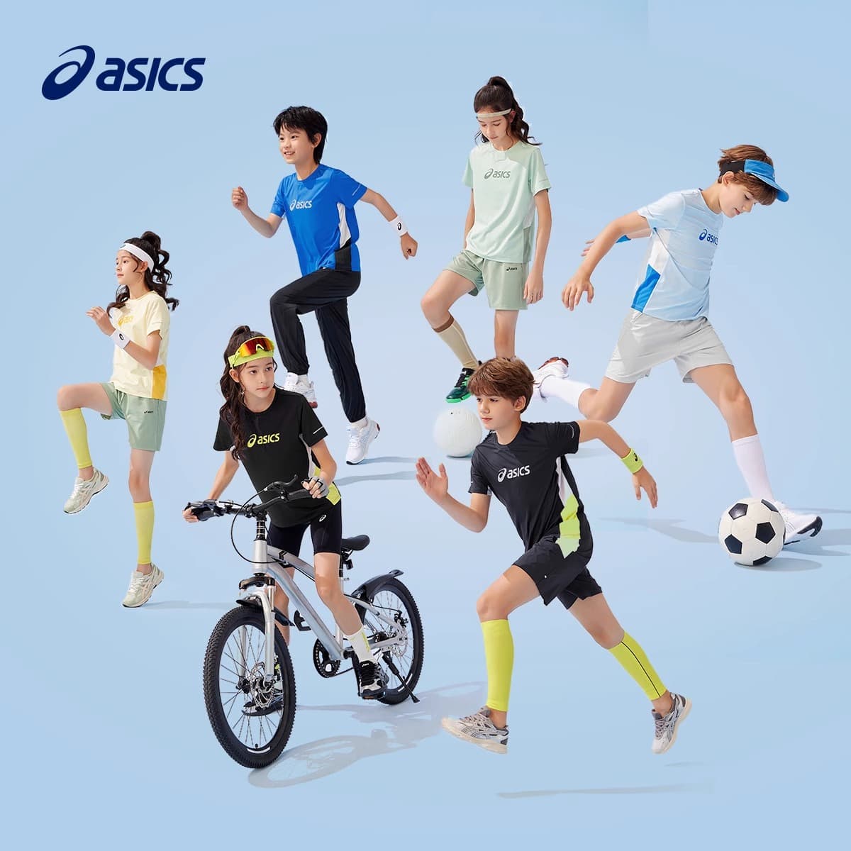 ASICS Быстросохнущие T-рубашки Sports Performance Черные Детские - изображение 2