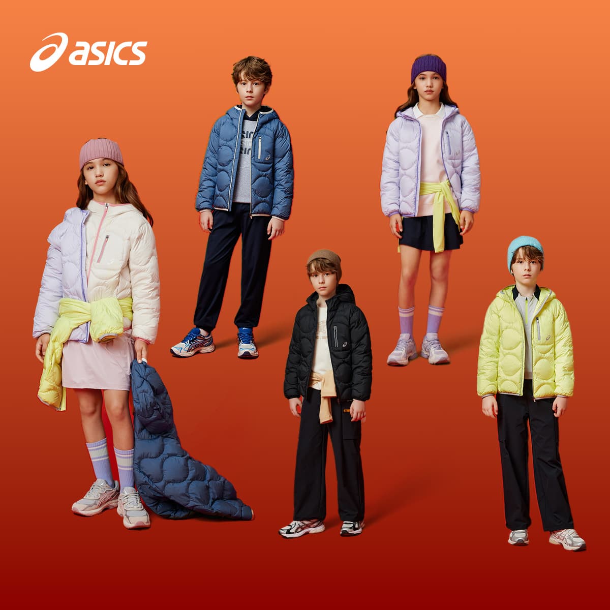 ASICS 9000 Черный KIDS Пуховики - изображение 3
