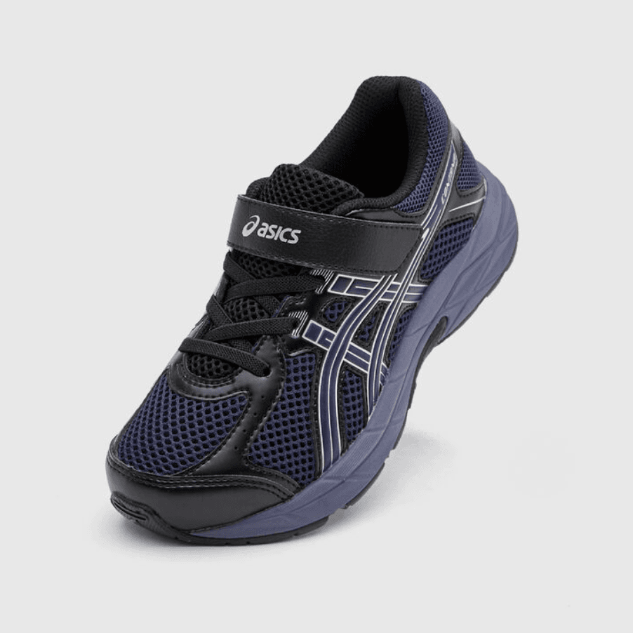 Кроссовки ASICS RUNNING KIDS Low Топ Детские беговые кроссовки Синий черный Детский - изображение 7