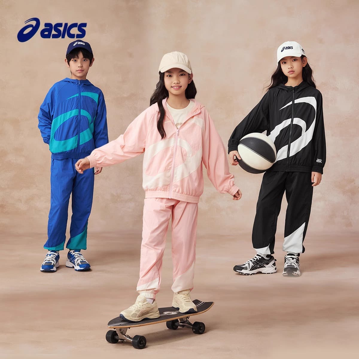 Asics Куртка Urban Fashion Синяя Детская Возраст 3-7 Лет - изображение 3